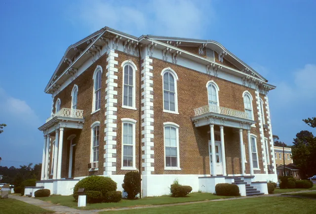 Pickens County Courthouse (Built 1877-1878), Carrollton, Alabama.