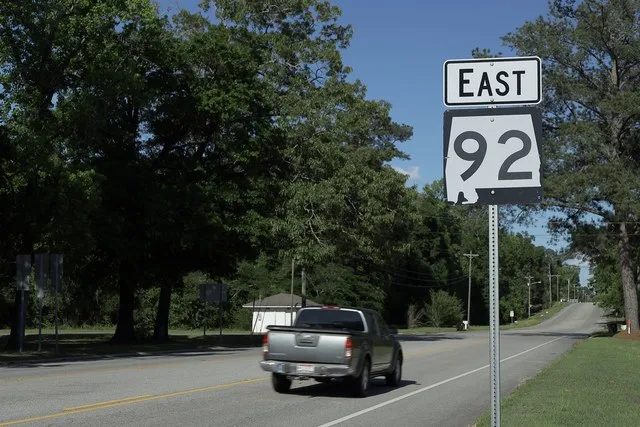 AL92 East Sign in Clayhatchee