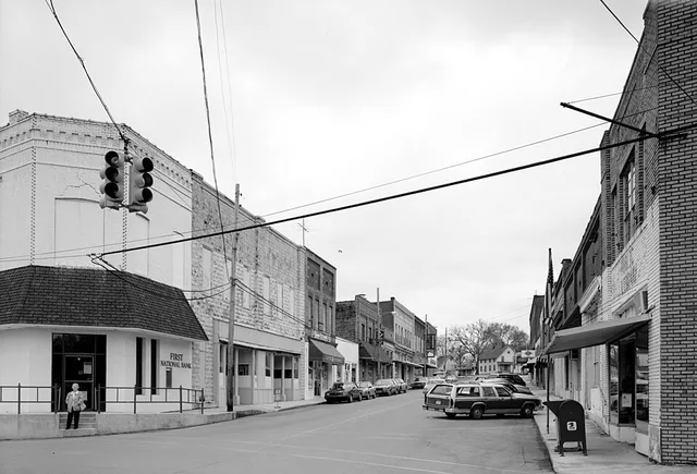 Main Street in Cordova, Alabama.