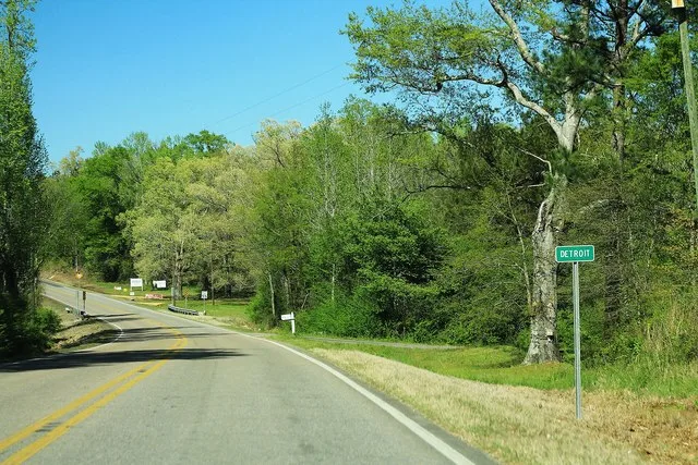 Detroit, Alabama. No commuter jet needed!