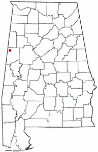 Adapted from Wikipedia's AL county maps by Seth Ilys.