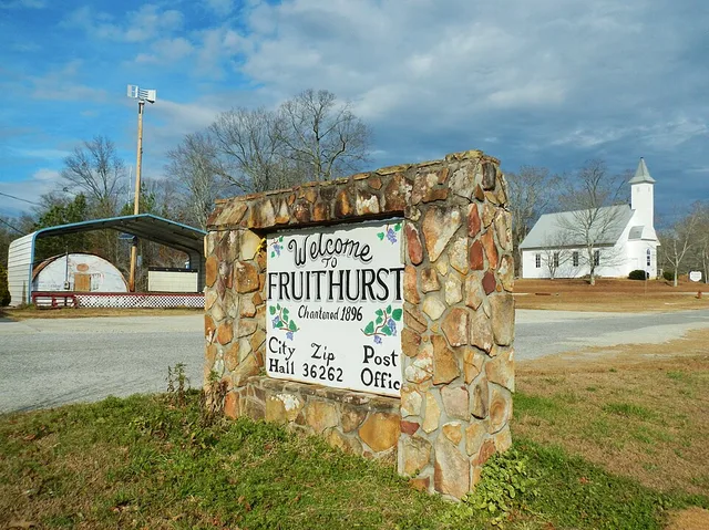 This is a photograph of Fruithurst, Alabama.