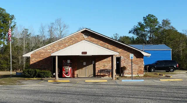 Town Hall of Gordon, Alabama on Tifton Road.