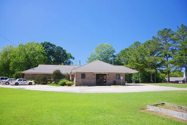 Town Hall in Hodges, Alabama, United States.