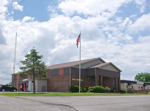 Town Hall in Ider, Alabama, United States.