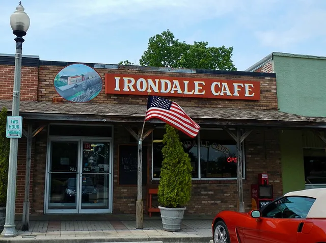 This is a photograph of the Irondale Cafe in Irondale, Alabama (just outside Birmingham). The restaurant was the inspiration for the Whistlestop Cafe in the book Fried Green Tomat...