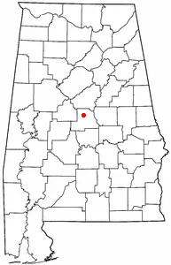 Adapted from Wikipedia's AL county maps by Seth Ilys.