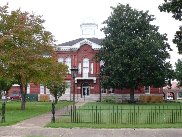 The Sumter County Alabama Courthouse in Livingston, Alabama