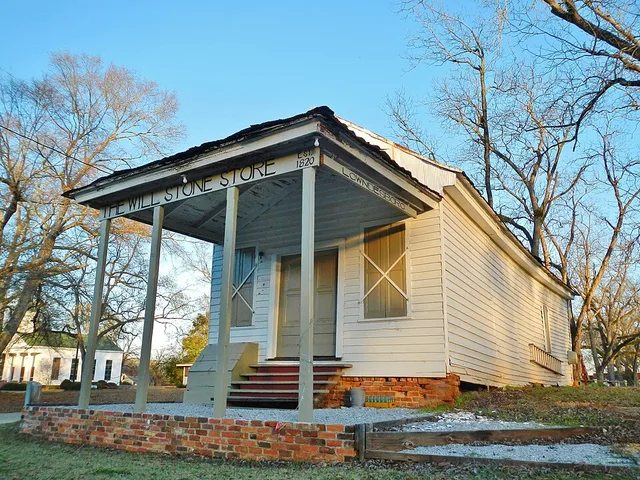 The Will Stone Store — in Lowndesboro, Alabama. Historic district contributing property to the Lowndesboro Historic District .