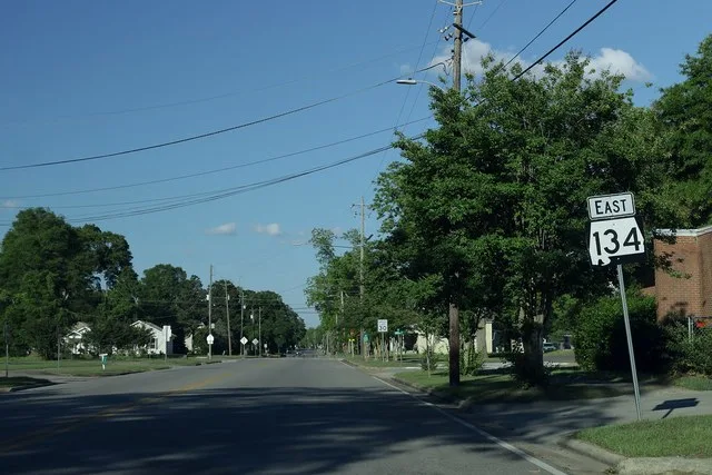 AL134 East Sign in Midland City