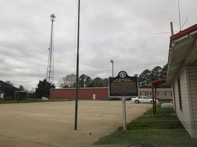 The historic district in Pickensville, Alabama