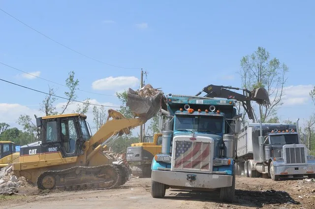 The original database describes this as: Title: Pleasant Grove Al., moving forward a month after the tornado Production Date: 05/27/2011 Caption: Pleasant Grove, Ala. , May 27, 20...