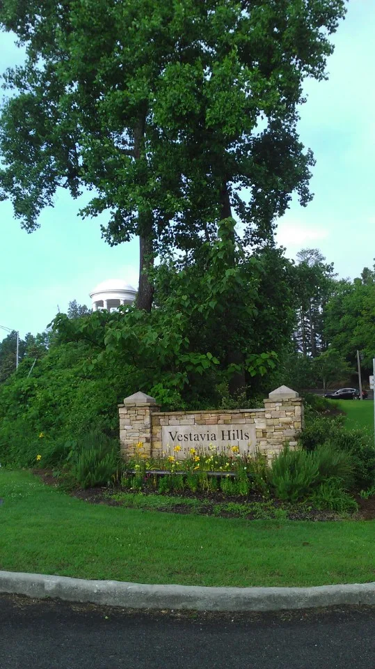 Welcome to Vestavia Hills Alabama with Sybil Temple as enter town from Highway 31 (Montgomery Highway)