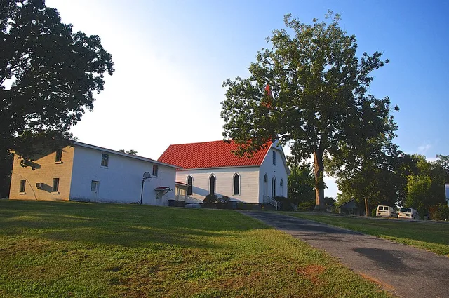 Waterloo Methodist Church in Waterloo, Alabama, United States.