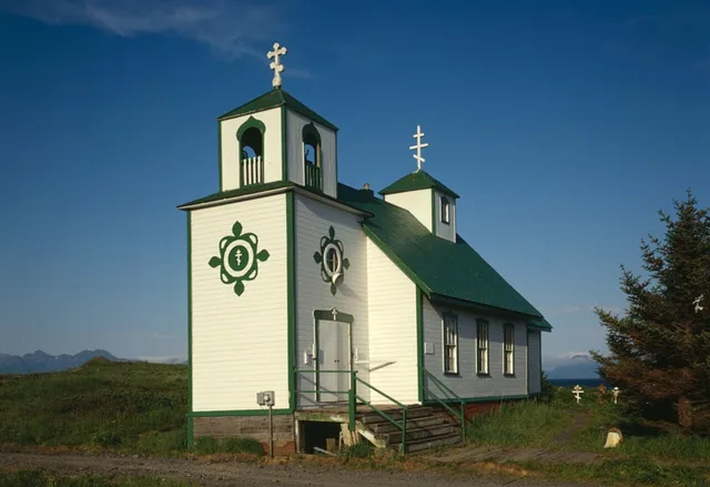 Protection of the Holy Theotokos Chapel , Akhiok, Alaska.