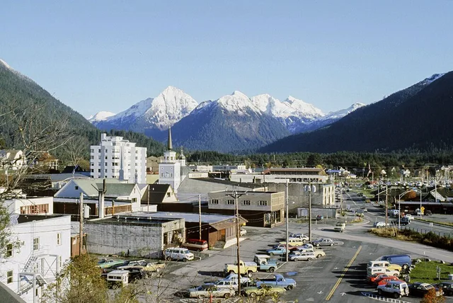 Downtown Sitka 1984