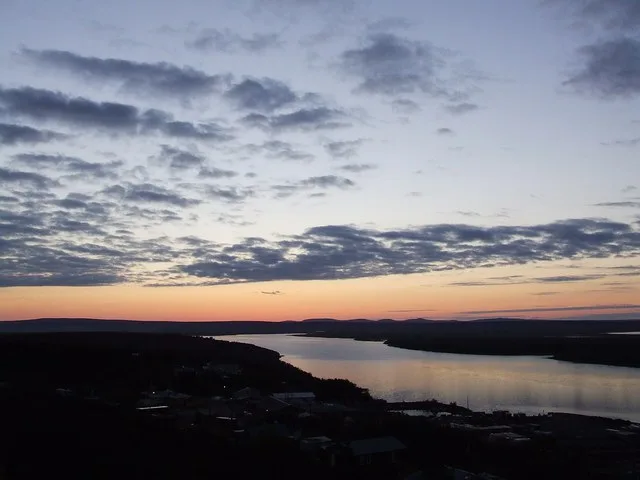 St Mary's Alaska - Sunrise over the Andreafsky River