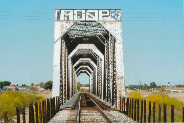 Avondale-Union Pacific Railroad Bridge-built in 1926 and located alongside Buckeye Road in Avondal, az