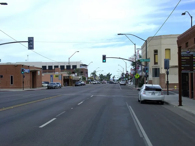 View of Historic Buckeye Downtown as seen from Monroe Ave. Buckeye is located in Maricopa County of Arizona. In 1910, Buckeye was platted for a Town. Buckeye was incorporated in 1...