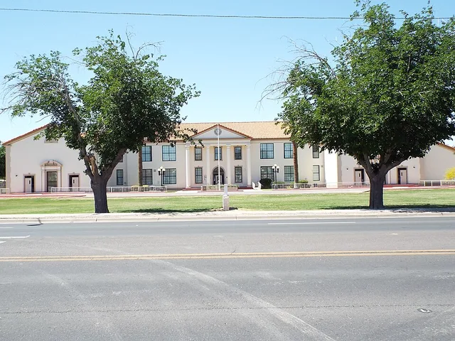 The original Coolidge High School was built in 1939 and is located at 450 N. Arizona Blvd. in Coolidge Arizona The building now houses the offices of the Coolidge Unified School D...