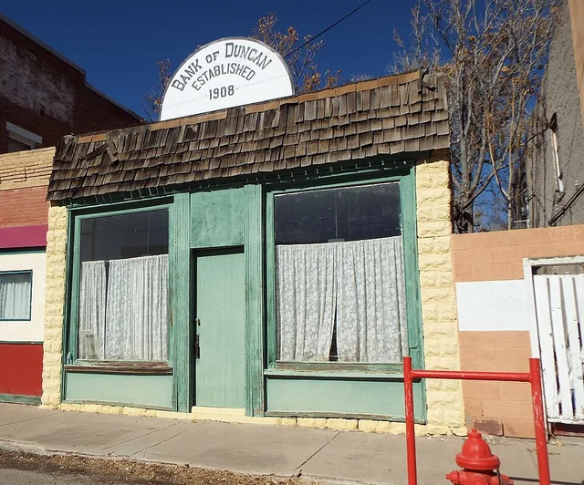 Bank of Duncan - 1908- In Duncan, Arizona