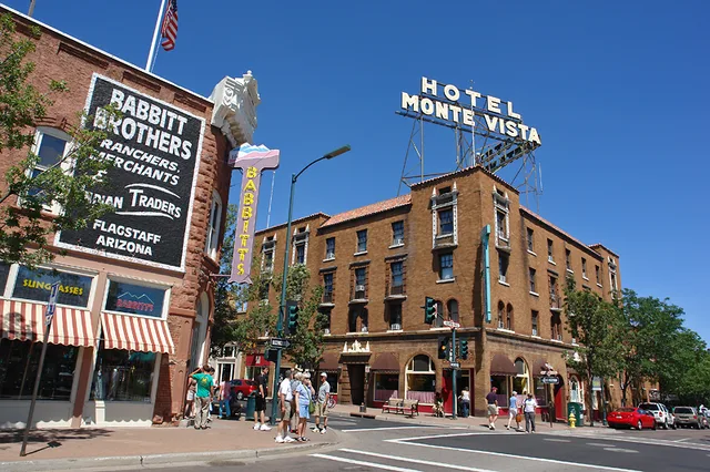 Hotel in downtown Flagstaff, Arizona , USA.
