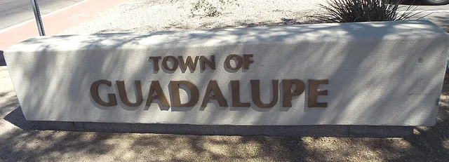 City of Guadalupe Marker in Guadalupe, Az.