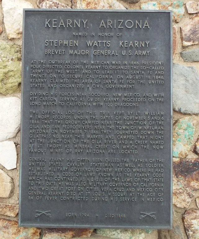 Historic Marker in Kearny, Arizona