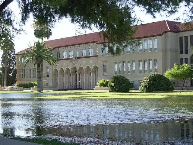 Peoria High School , Old Main Building. Peoria, Arizona , USA.