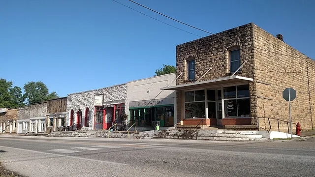 Downtown Alpena along Highway 62