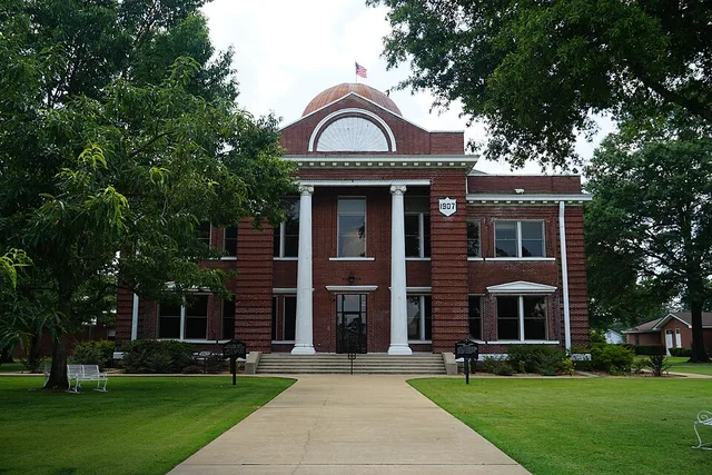 The Little River County Courthouse in Ashdown , Arkansas ( United States ).