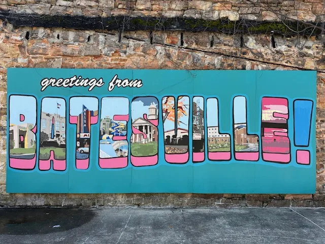 Batesville AR Welcome Mural, 2-2025