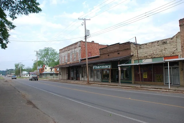 Dowtown Bearden in northern Ouachita county...
