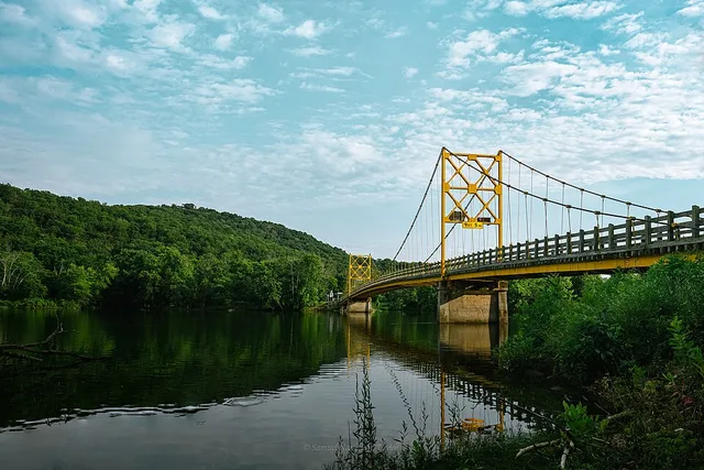 The "Little Golden Gate Bridge" in Beaver.