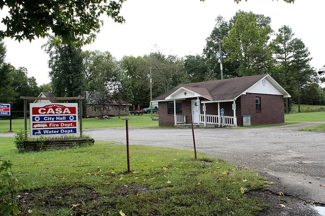 City Hall in Casa, Arkansas