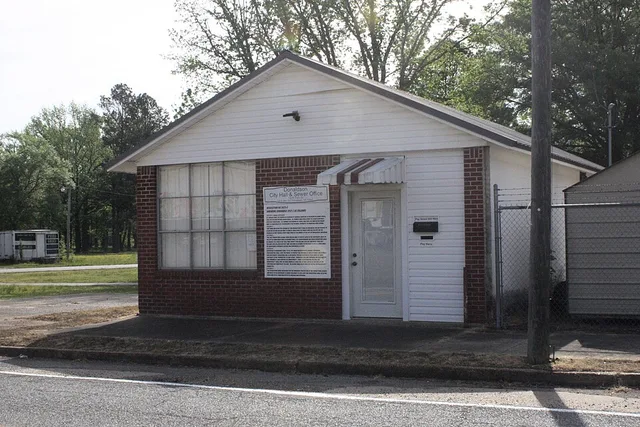 City Hall and Sewer Office at 109 N. Front Street (AR 51) in Donaldson, Arkansas