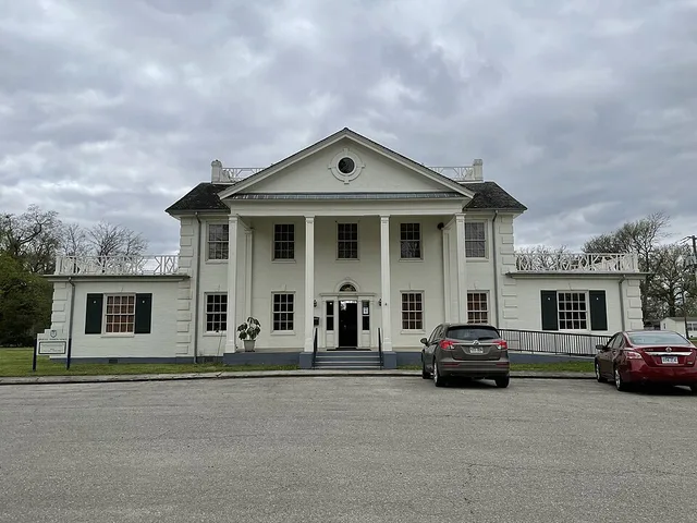 The renovated town hall in Dyess, Arkansas