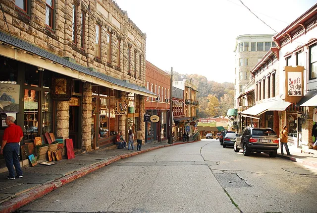 Looking down Spring Street towards Basin Park