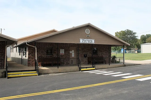 City hall for Hartman, Arkansas