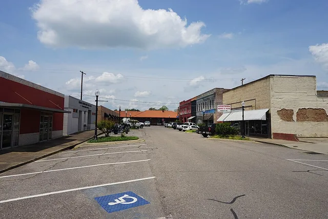 South Main Street in Hope , Arkansas ( United States ).