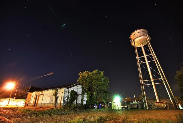 "Downtown" Junction City on the Arkansas side of the border