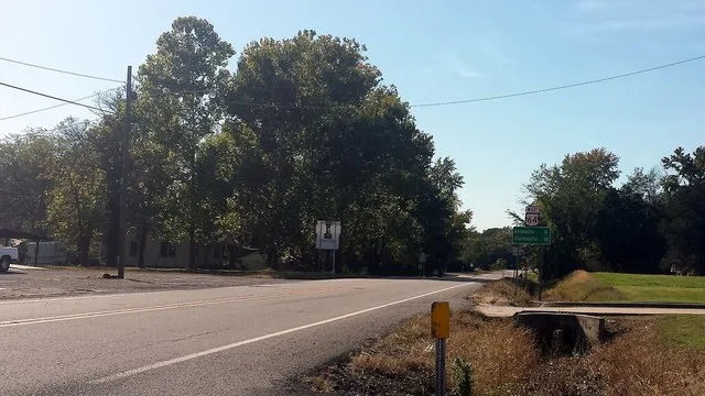Highway 64 at London, AR
