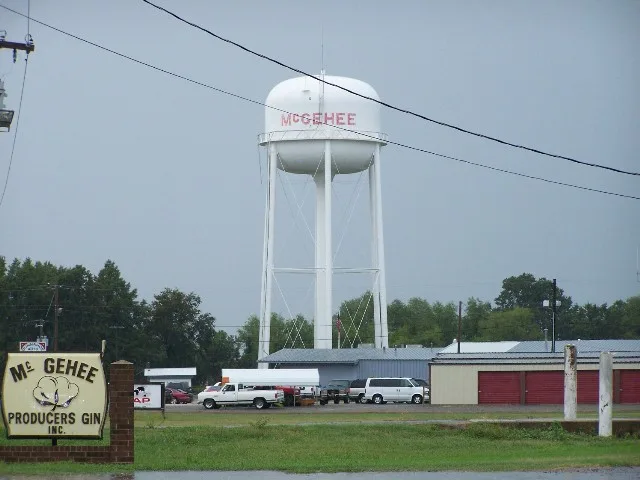 Private Tower----Mc Gehee Producers Gin Inc. Located at 2106 Highway 65 N, Desha County, Mc Gehee, Arkansas