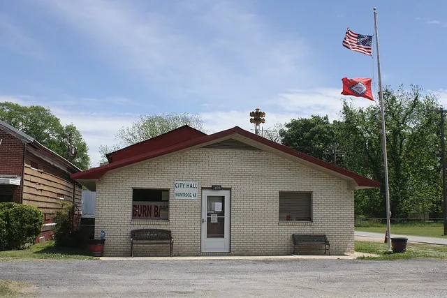 City hall for Montrose, Arkansas at 1408 E. Main, Montrose, AR 71658