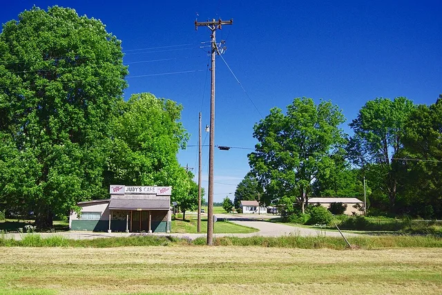 North Main Street in Peach Orchard, Arkansas, United States