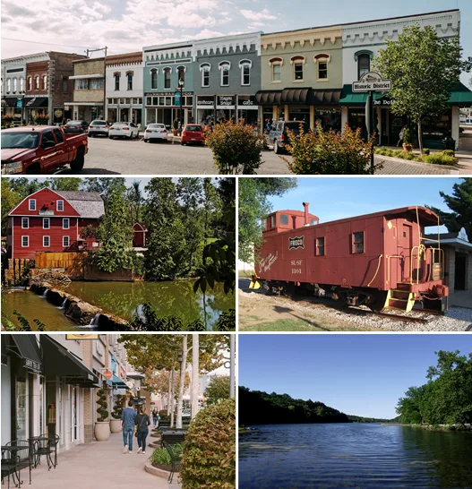Collage of Rogers, Arkansas