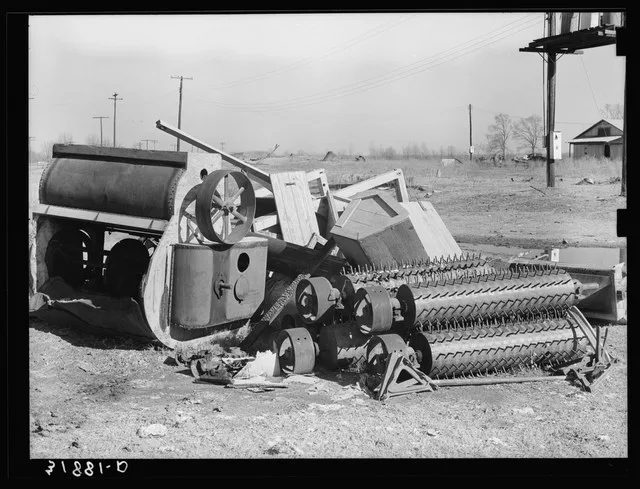 Ginning machinery. Jerome, Arkansas Russell