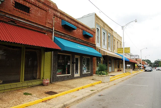 Downtown Sheridan Arkansas in September 2011