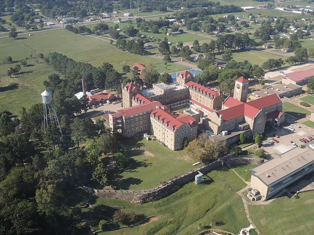 Aerial View Subiaco AR