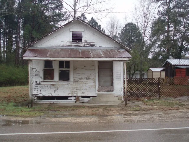 Building in Tinsman, AR that was once used as post office.